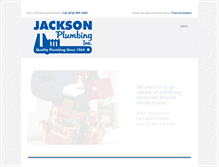 Tablet Screenshot of jacksonplumbingerie.com
